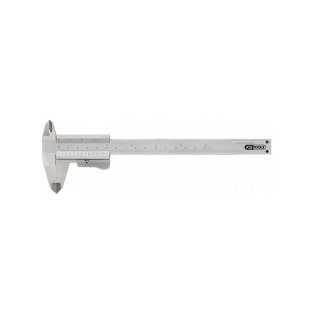 NIHIK 0-150MM+TOLL, INOX, KAITSEVUTLARIS KS TOOLS