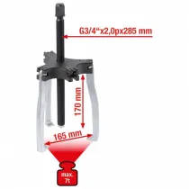 2/3 HAARAGA KOMBI TÕMMITS 5" 7T KS TOOLS