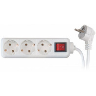 KONTORI PIKENDUSJUHE LÜLITIGA 3 PESA 3M 3X1,0MM2 VALGE