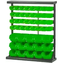 LADUSTUSKARPIDEGA METALLRIIUL H1150XL940MM, 32 VÄIKEST + 15 SUURT JBM*