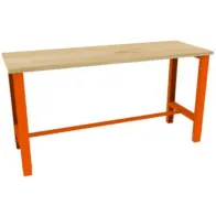 TÖÖLAUD 1765X620MM, SWT17/1 STANDARDPLAADIGA, MET. TUGEVDUSSERVAGA MALOW