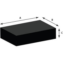 KUMMIPADI AUTOTÕSTUKILE KANDILINE 160X120X100MM ITALMATIC