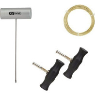 4-OS. KLAASIVAHETUSE TÖÖRIISTADE KOMPLEKT (TRAAT, NÕEL, 2X KÄEPIDE) KS TOOLS