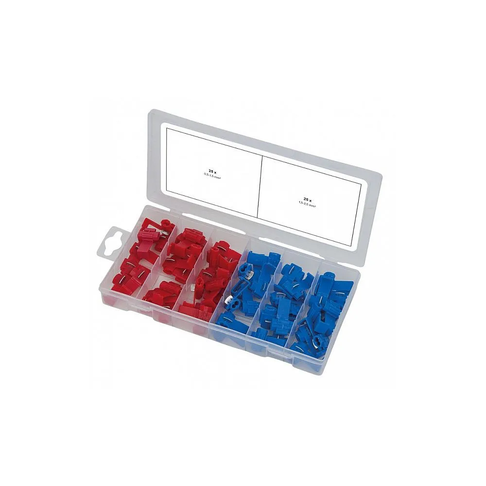 HARUKONNEKTORITE KOMPL. (VARAS) 50TK KS TOOLS