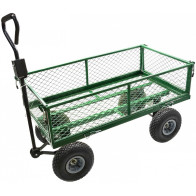 4-RATTAGA AIAVANKER-KÄRU TERASEST MAX 350KG, 45X52X102CM GEKO