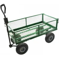 4-RATTAGA AIAVANKER-KÄRU TERASEST MAX 350KG, 45X52X102CM GEKO