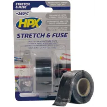 STRETCH&FUSE VULKANISEERUV TORU-VOOLIKU TEIP 52700 25MMX3M MUST HPX