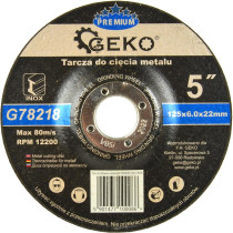 LIHVKETAS METALLILE/TERASELE 125X6,0X22,2MM PREMIUM GEKO