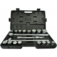 21-OS. 3/4" PADRUNITE KOMPLEKT 19-50MM, 12-KANT GEKO