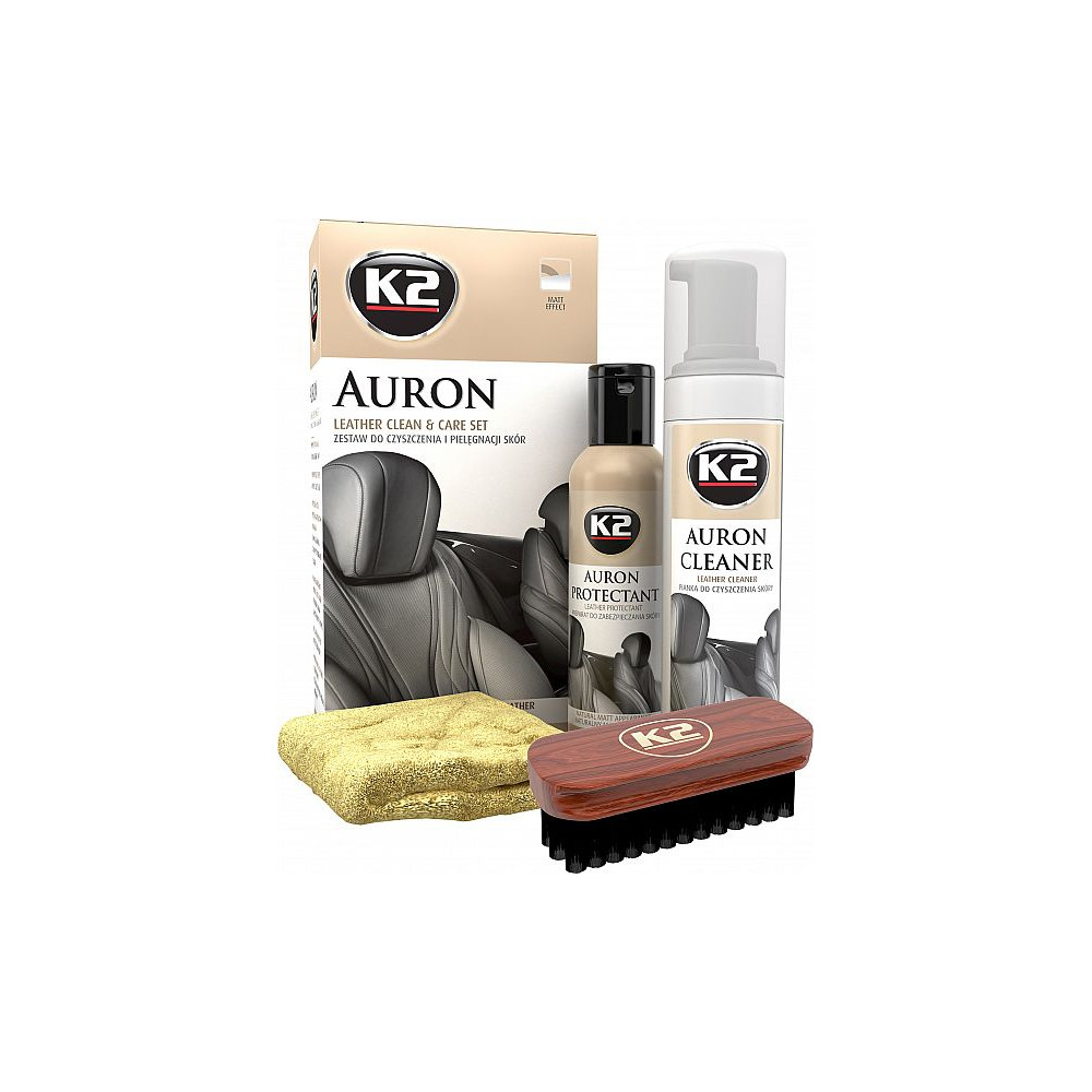 K2 AURON LEATHER CLEAN & CARE KIT NAHA PUHASTUS- JA HOOLDUSKOMPLEKT