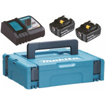 POWERPACK 18V 2X6,0AH VARUAKU BL1860B JA KIIRLAADIJA DC18RC MAKITA