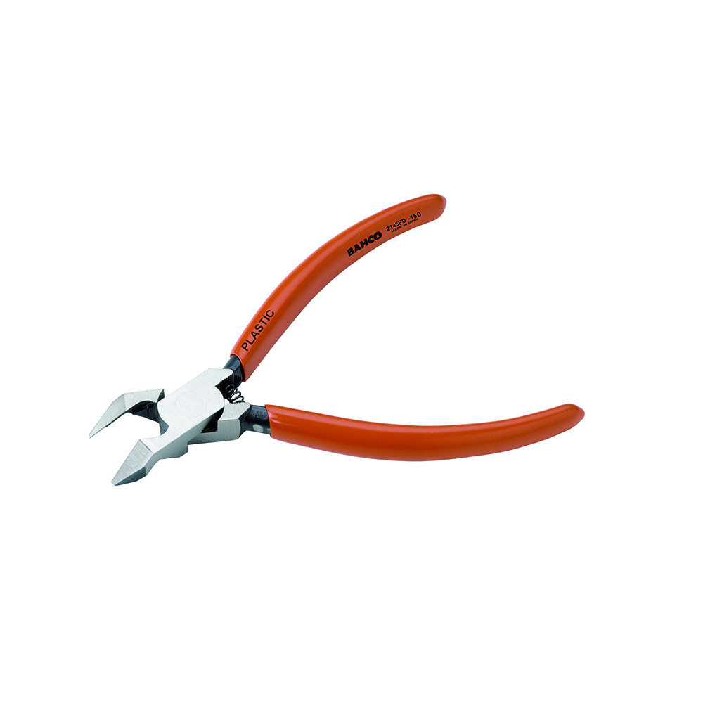 Side cutting pliers for plastic 45° 150mm