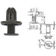 TÜÜBEL POLSTRILE 10MM 1TK DOBMAR