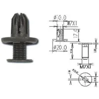 TÜÜBEL POLSTRILE 10MM 1TK DOBMAR