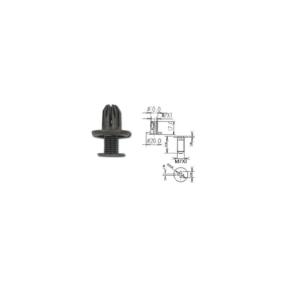 TÜÜBEL POLSTRILE 10MM 1TK DOBMAR