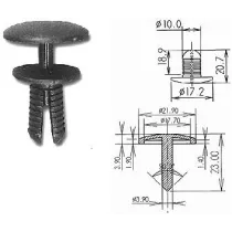 TÜÜBEL POLSTRILE 10MM 1TK DOBMAR