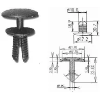 TÜÜBEL POLSTRILE 10MM 1TK DOBMAR