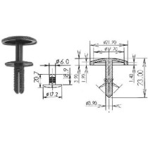 TÜÜBEL POLSTRILE 6MM 1TK DOBMAR