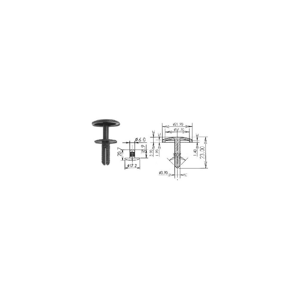 TÜÜBEL POLSTRILE 6MM 1TK DOBMAR