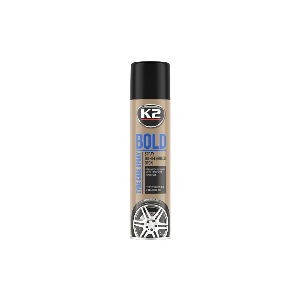 K2 BOLD REHVI HOOLDUS- JA PUHASTUSAINE / REHVILÄIGE 600ML/AE