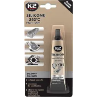 K2 SILICONE BLACK SILIKOONHERMEETIK MUST +350°C 21G/TUUB