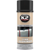 K2 CYNK+ALUMINIUM +120°C TSINK-ALUMIINUMVÄRV 400ML/AE