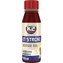 K2 2T STROKE OIL 2T MOOTORIÕLI PUNANE 100ML (POOLSÜNT.)