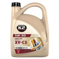 K2 5W30 LONG LIFE XV C3, LL-04, MB 229.51, C30, VW 504 00 507 00 5L (TÄISSÜNT.)