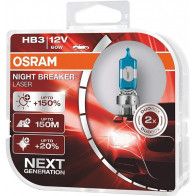 12V HB3 PIRN 60W P20D 9005 NIGHT BREAKER LASER +150% HCB 2TK OSRAM