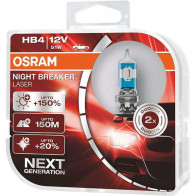 12V HB4 PIRN 51W P22D 9006 NIGHT BREAKER LASER +150% HCB 2TK OSRAM