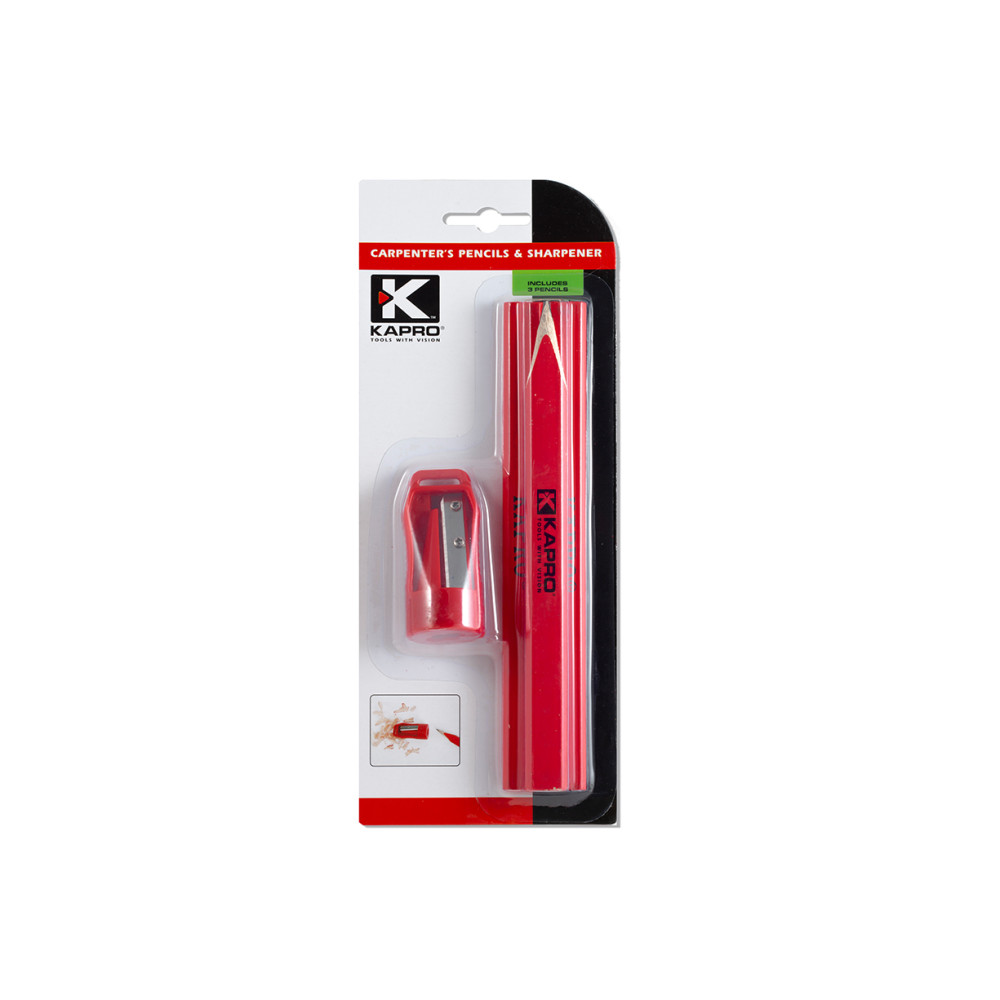 Carpenter’s Sharpener and Pencils Set