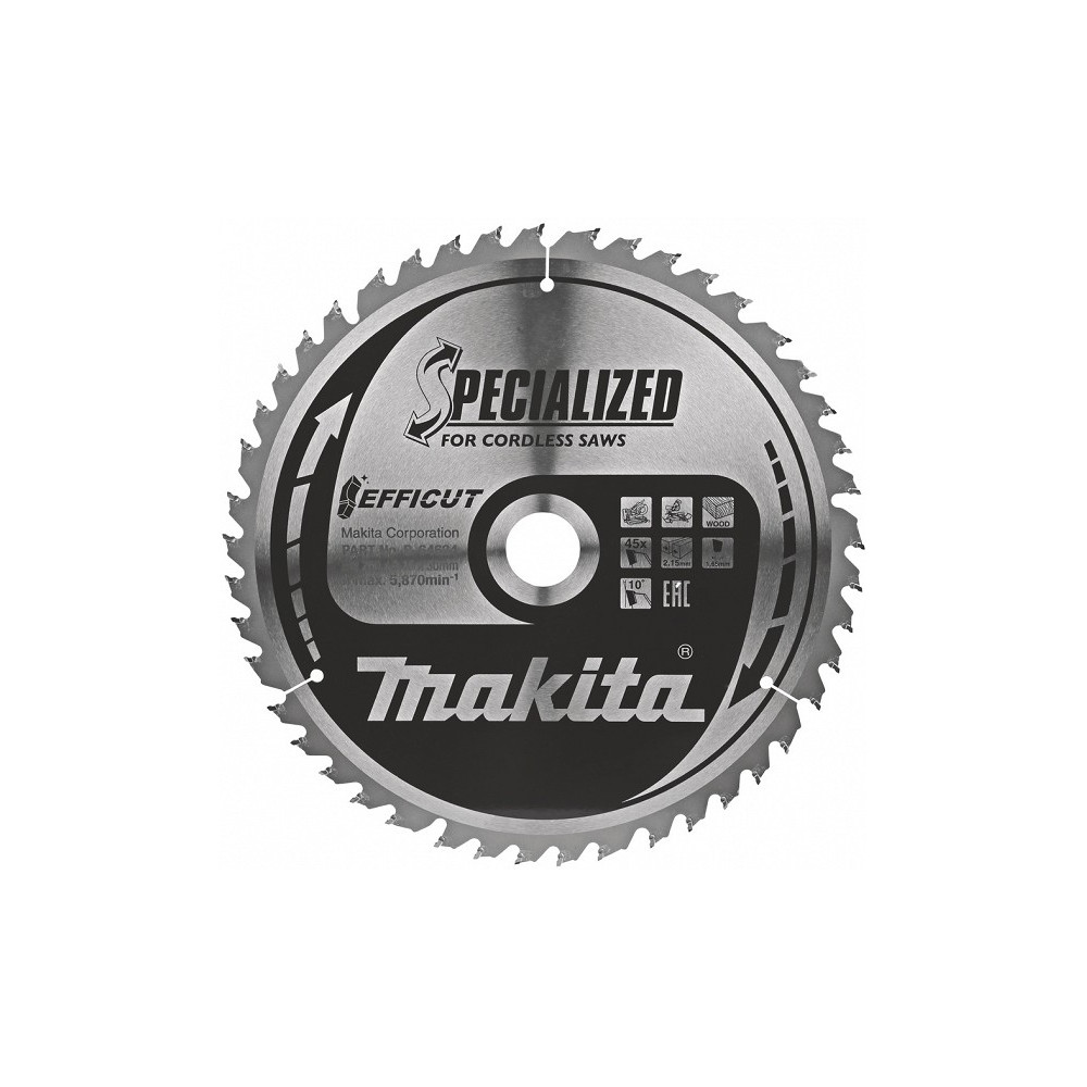 SAEKETAS 260X30X1,45MM 45T EFFICUT MAKITA