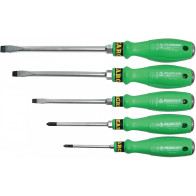 5-OS. LÖÖKKRUVIKEERAJATE KOMPLEKT PH-PZ, ROHELINE 1K PEA BEARGRIP