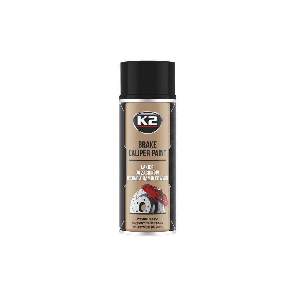 K2 BRAKE CALIPER PAINT +260°C KUUMAKINDEL VÄRV MUST 400ML/AE