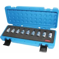 9-OS. 1/2" RIBE TORX PADRUNOTSIKUTE KOMPLEKT M5-M14, FOAM TRIUMF
