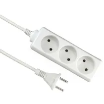 KONTORI PIKENDUSJUHE 3 PESA 3M 2X1,0MM2 (MAANDUSETA) VALGE ELGOTECH