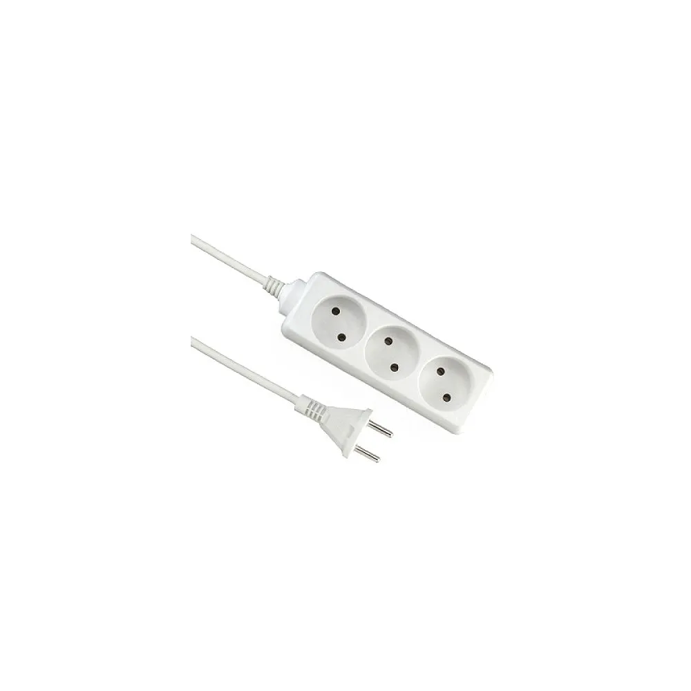 KONTORI PIKENDUSJUHE 3 PESA 3M 2X1,0MM2 (MAANDUSETA) VALGE ELGOTECH