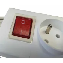 KONTORI PIKENDUSJUHE LÜLITIGA 3 PESA 3M 3X1,0MM2 VALGE MADE IN POLAND