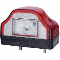 NUMBRITULI LED 12/24V, PUNANE KORPUS, TÜÜP ASPÖCK 100X60X65MM