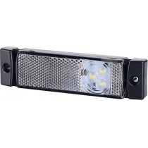 LD127 KÜLJETULI LED VALGE 12/24V 0,5M JUHE 130X33X17MM