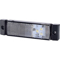 LD127 KÜLJETULI LED VALGE 12/24V 0,5M JUHE 130X33X17MM