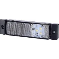LD127 KÜLJETULI LED VALGE 12/24V 0,5M JUHE 130X33X17MM