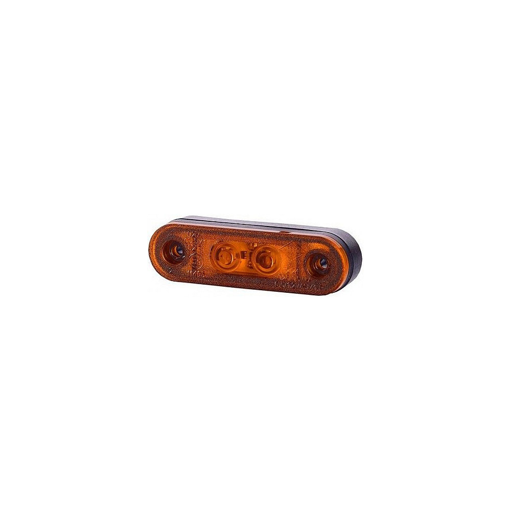 KÜLJETULI LED, KOLLANE, 12/24V 0,5M KAABEL 80X23X13MM