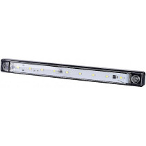 LD997 KÜLJETULI LED PIKK VALGE 254X24MM 12/24V 9LED