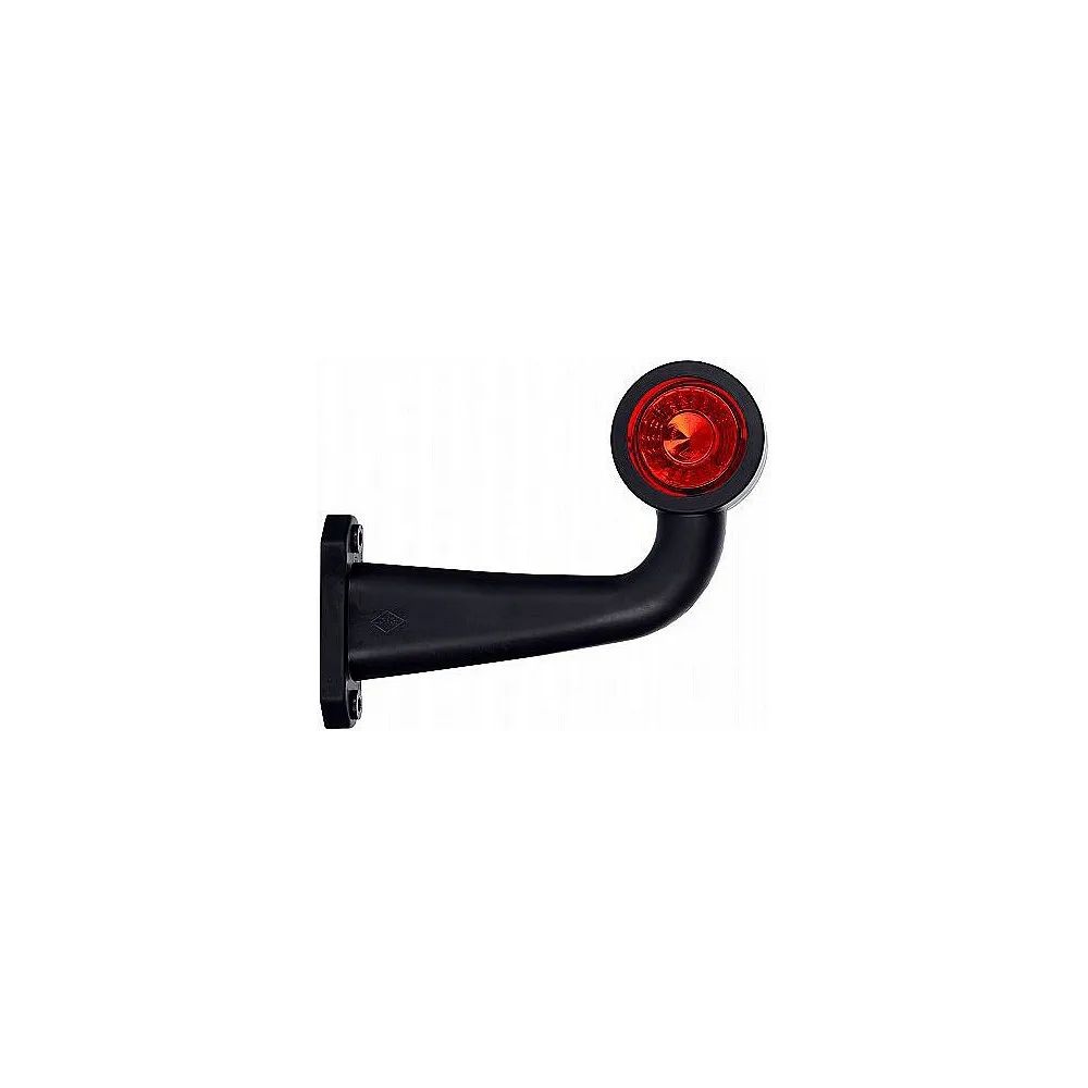 LD724/L SARVTULI LED KÕVER 90° 180MM VASAK 12/24V