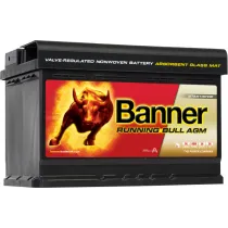BANNER AKU RUNNING BULL AGM 70AH 278X175X190 - + 720A