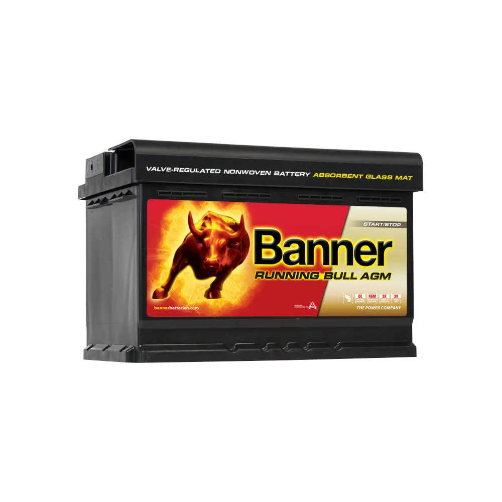 BANNER AKU RUNNING BULL AGM 70AH 278X175X190 - + 720A
