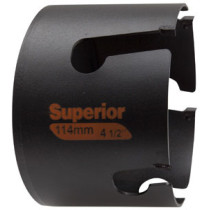 Multi construction holesaw Superior 108mm with carbide tips, depth 71mm