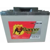 BANNER TRACTION BULL BLOC AGM 12V 51AH -/+ 197X166X170MM
