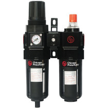 FILTER-REGULAATOR-ÕLITAJA 1/2", 2640L/MIN, 0-15BAR BSP-KEERE CHICAGO PNEUMATIC